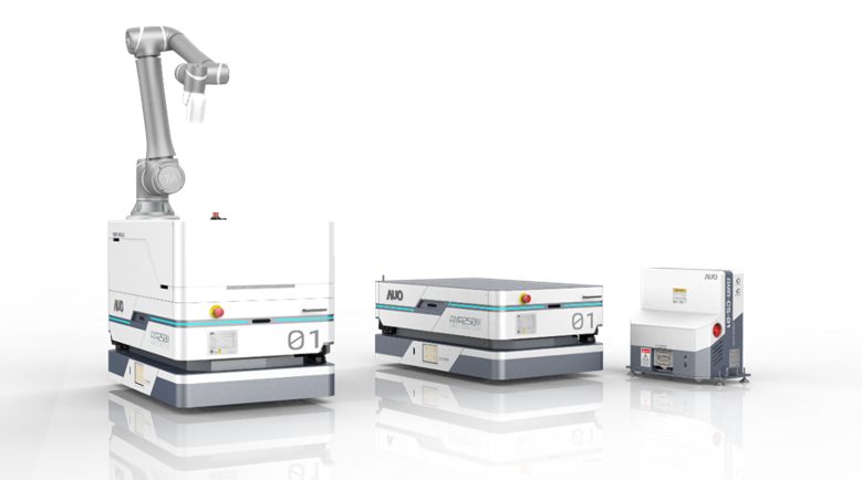 BG真人數位開發的自主式移動機器人（AMR250M），搭配全向輪並結合AI演算法、2D LiDAR、3D攝影機等技術，協助客戶實現產線全自動化